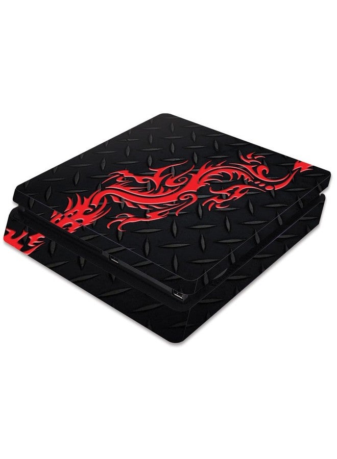 MIGHTY SKINS MightySkins Skin Compatible with Sony PS4 Slim Console - Red Dragon | Protective, Durable, and Unique Vinyl Decal wrap Cover | Easy to Apply, Remove, and Change Styles | Made in The USA - Image 1