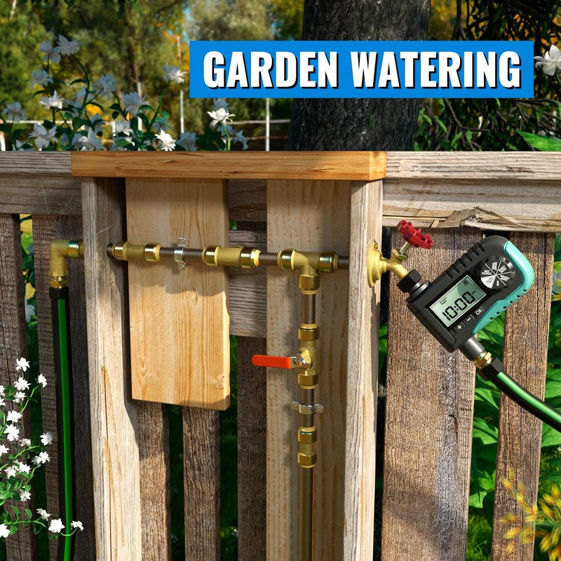 SUNGATOR Push Fittings 3/4 Inch, No Lead Brass Plumbing Fittings 3/4", Coupling(5 PCS), Elbow(5 PCS), Tee Fitting(2 PCS), 3/4 Inch Quick Fittings for Pex,Copper,CPVC, with 1 Release Tool, Pack of 12 - Image 5