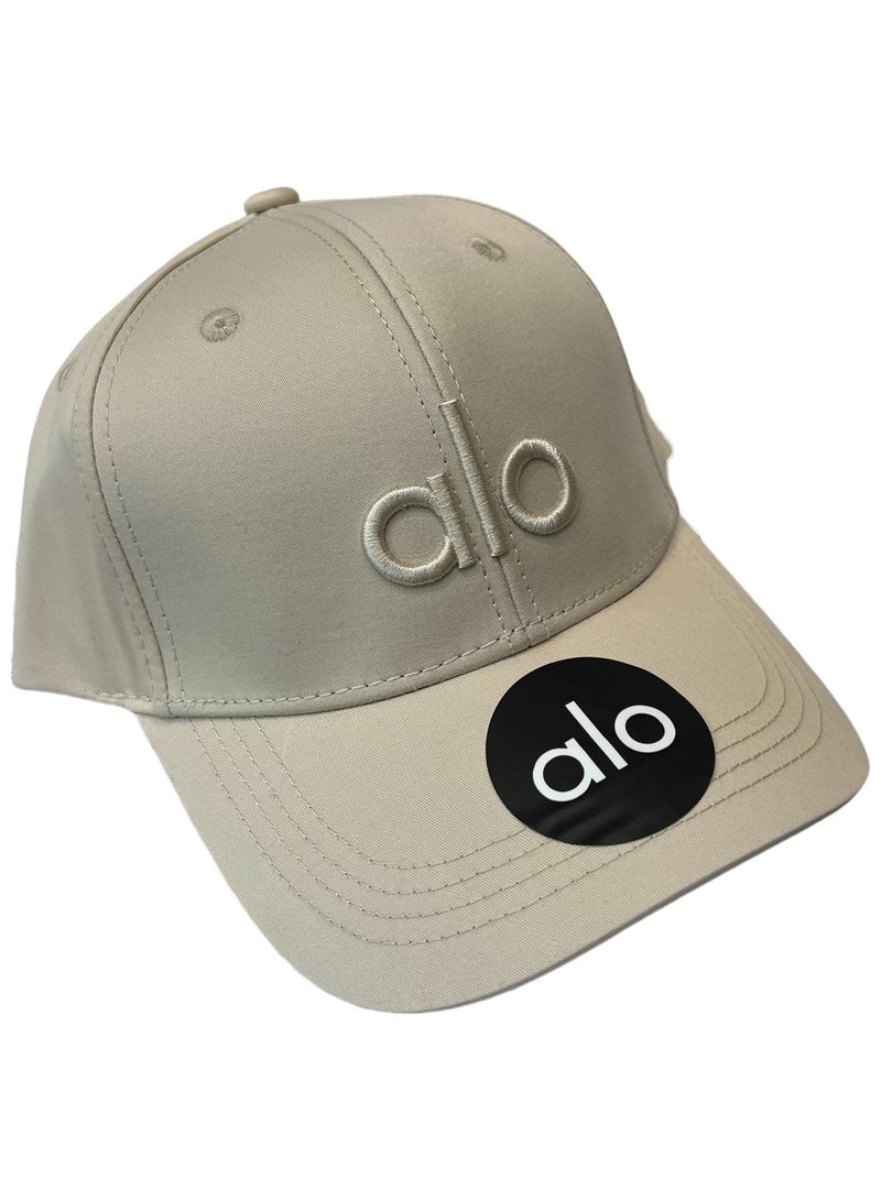 Alo Yoga Fashionable and Leisure Spring/Summer Outdoor Sports Embroidered My Letter Duck Tongue Hat Baseball Hat - Image 1