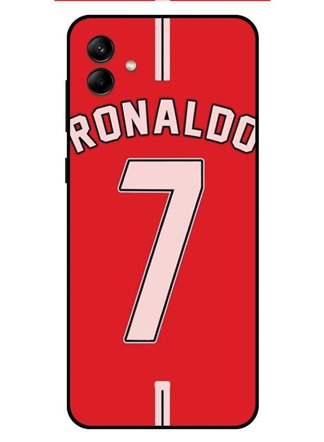 EYE CATCH Printed Protective Case Cover For Samsung Galaxy A04E -  Ronaldo Shirt - Image 1