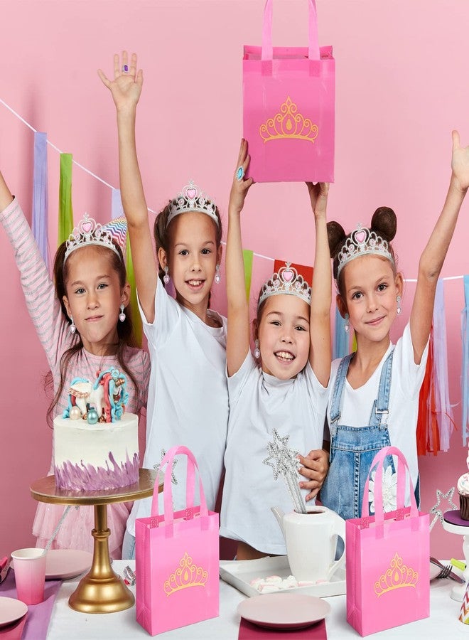 هونغداو مجموعة هدايا حفلات الأميرات من هونغداو، 72 قطعة، مثالية للفتيات، تتضمن أكياس هدايا عيد الميلاد، وألعاب مجوهرات لعب الأدوار، وتيجان، وخواتم، وأقراط، وعصي سحرية لتزيين عيد الميلاد. - Image 4