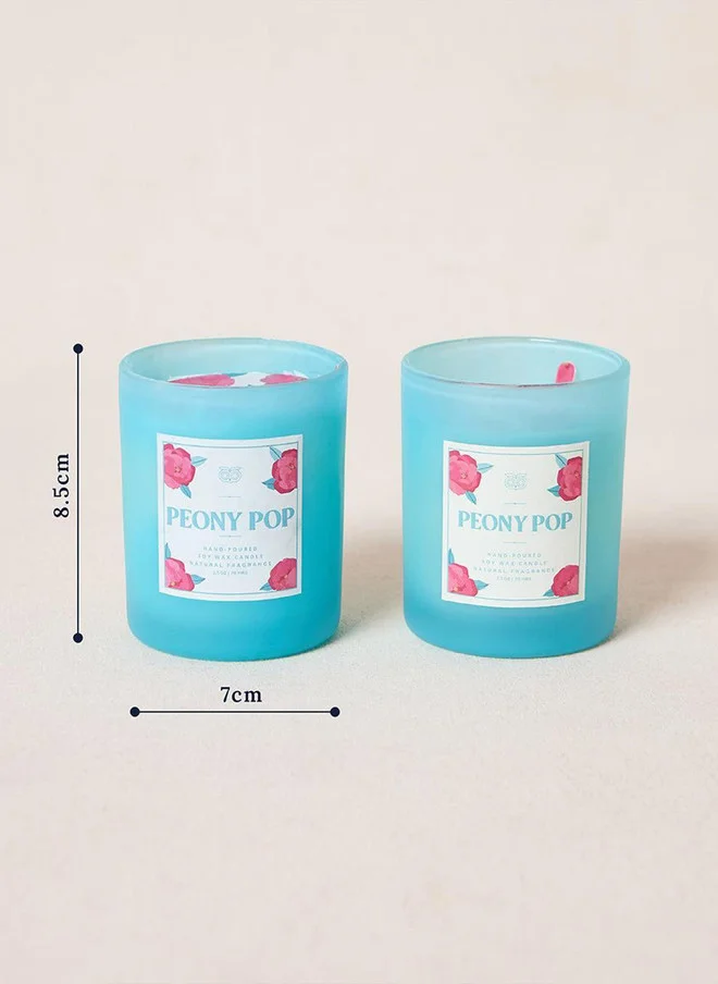Chumbak  Peony Pop Candles Gift Set of 2 | Palace Memoirs  | Best Price UAE
