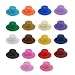 NIIIYTYB 18 Colors Doll Hat Craft Set Mini Tiny Hats for Dolls Formal Small Little Miniature Hats for DIY Crafting Hair Accessories and Decorations for Crafts and Doll Accessories 16IN41cm - Image 2