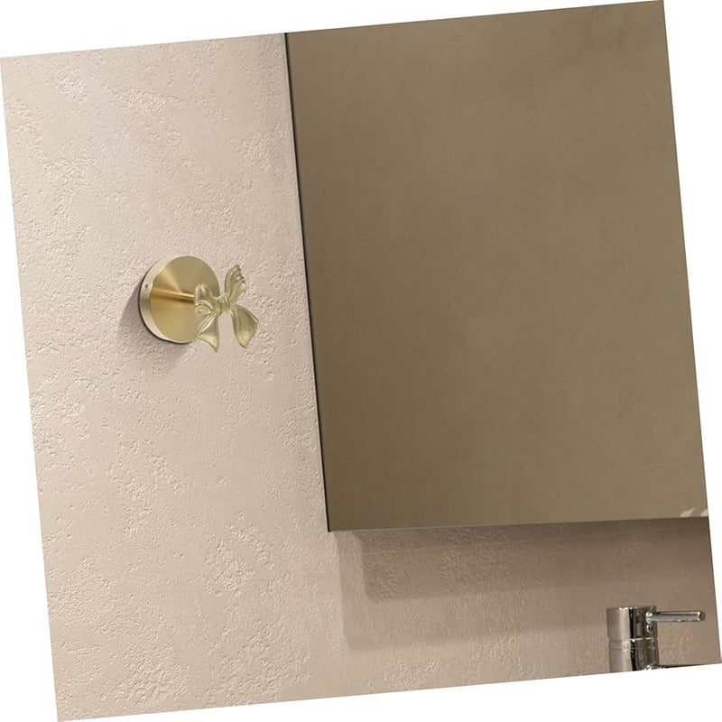 Wall Mounted Bowknot Hooks No Drilling Required Strong Durable Design for Towels Clothes Bags Entryway Bathroom - Image 5