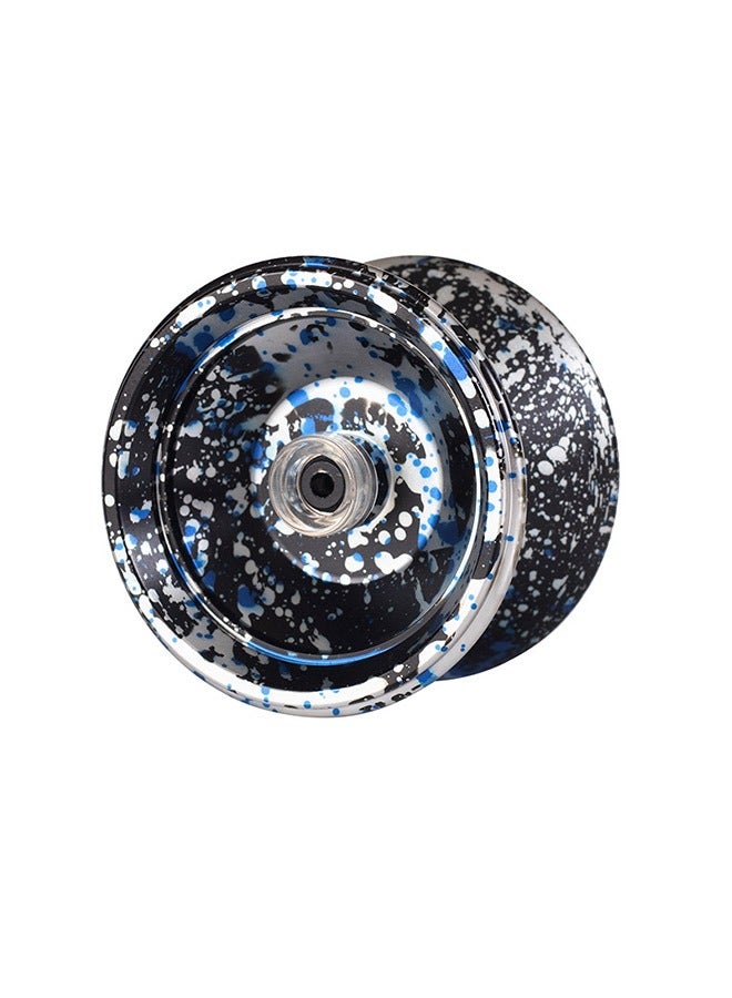 High Precision Bearing Professional Unresponsive Aluminum Metal Yo Yo Ball, Stable U Type KK Bearing Competition Special Purpose Advanced Yo Yo, Children's Educational Toys (Black)  - Image 1