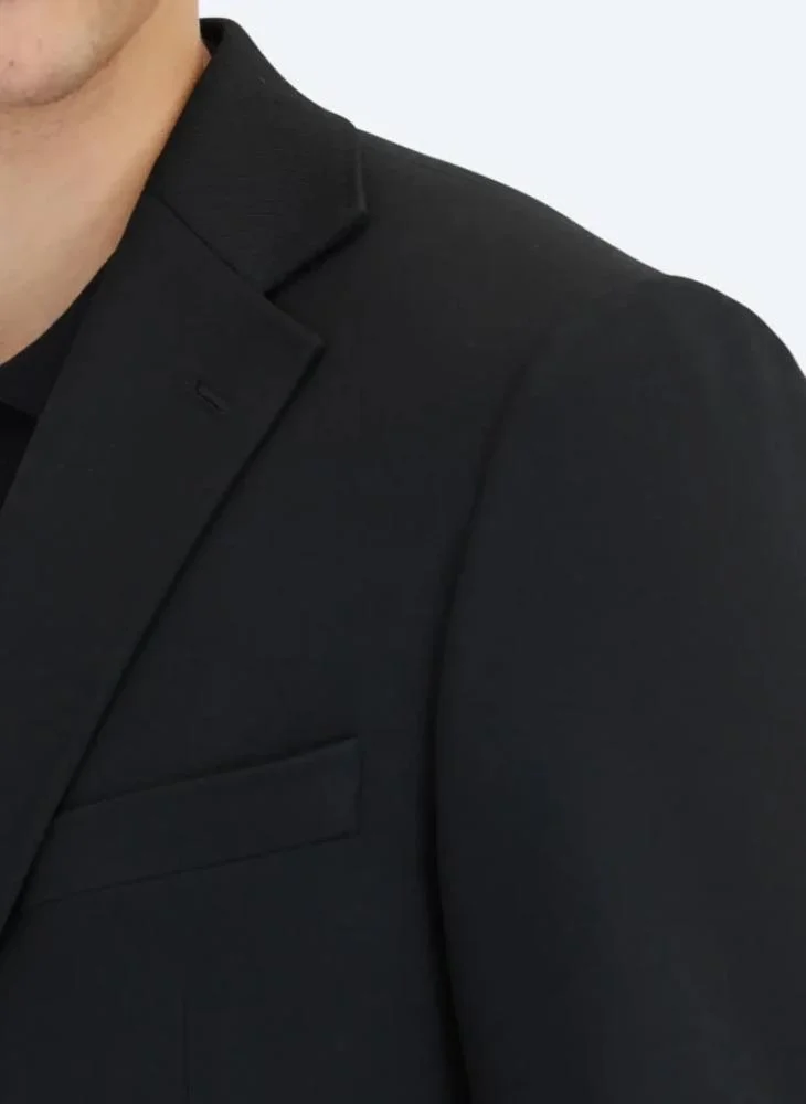 Kip Black Striped Modern Fit Suit