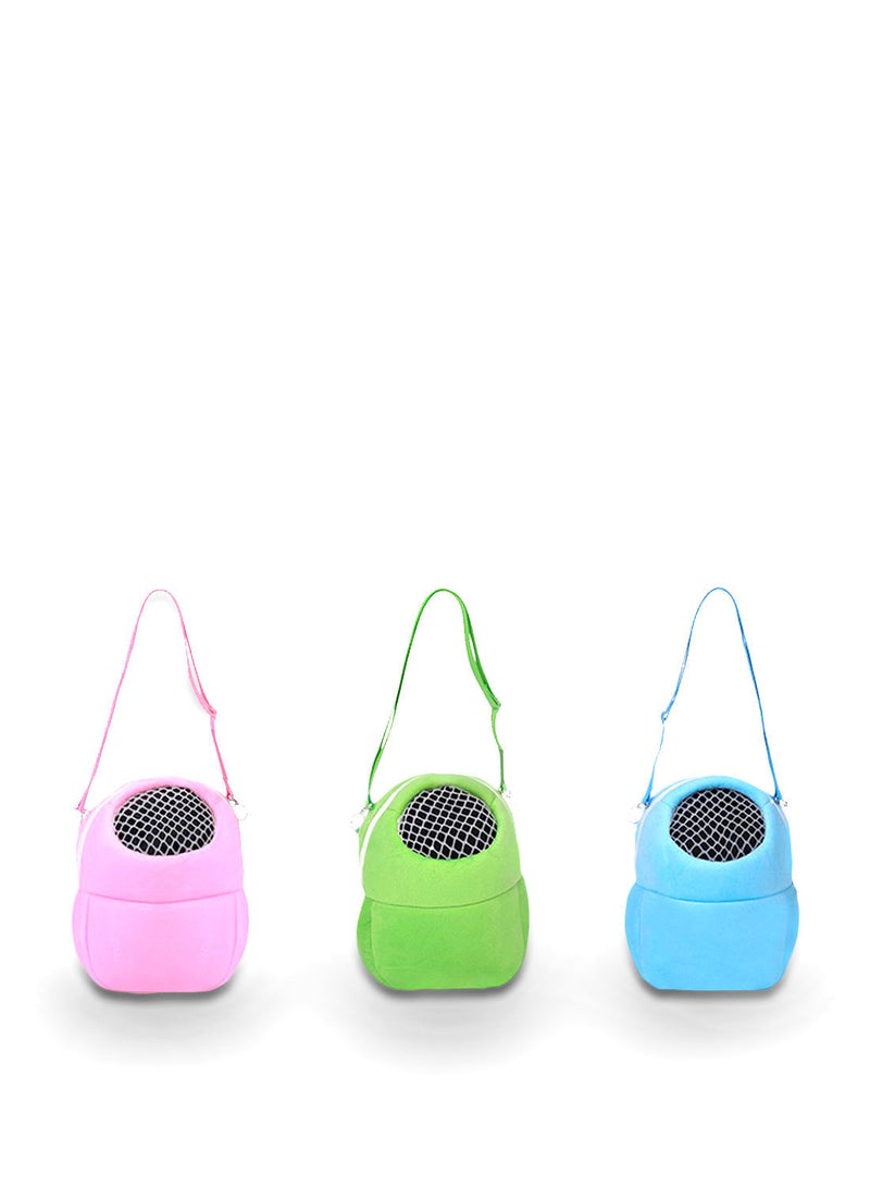 NIBEMINENT Comfortable Ferret Carrier For Pets Blue - Image 1