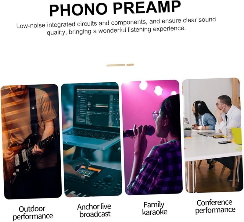 مضخم الصوت جوجوفوني للجرامافون مع تحكم في مستوى الصوت تصميم منخفض الضوضاء مشغل أسطوانات منزلي - Image 3