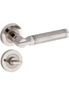 Nobel Door Handle Badge Verda WC Nickel Inox 