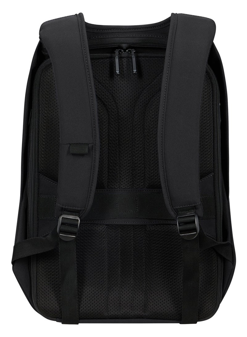 Samsonite Securipak 15.6" Laptop Backpack Polyester, Black|Ergo Back & Shoulder|RFID Protection|Bottle Holder|Smart Sleeve|Back Open Design|Anti-Cut Lining - 2 Years International Warranty - Image 3