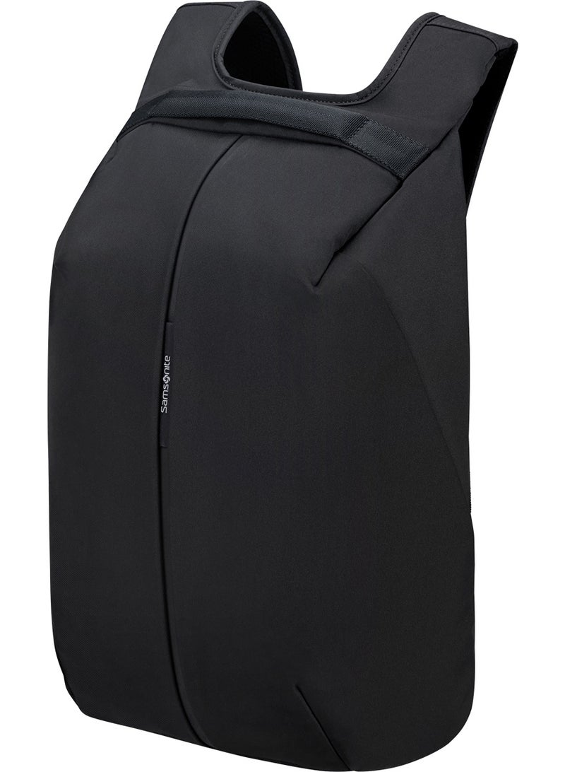 Samsonite Securipak 15.6" Laptop Backpack Polyester, Black|Ergo Back & Shoulder|RFID Protection|Bottle Holder|Smart Sleeve|Back Open Design|Anti-Cut Lining - 2 Years International Warranty - Image 1