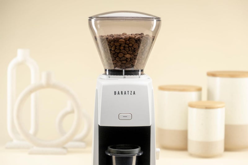 BARATZA Encore ESP 230V Electric Espresso Coffee Bean Grinder, Dual-Range Burr, White - Image 4