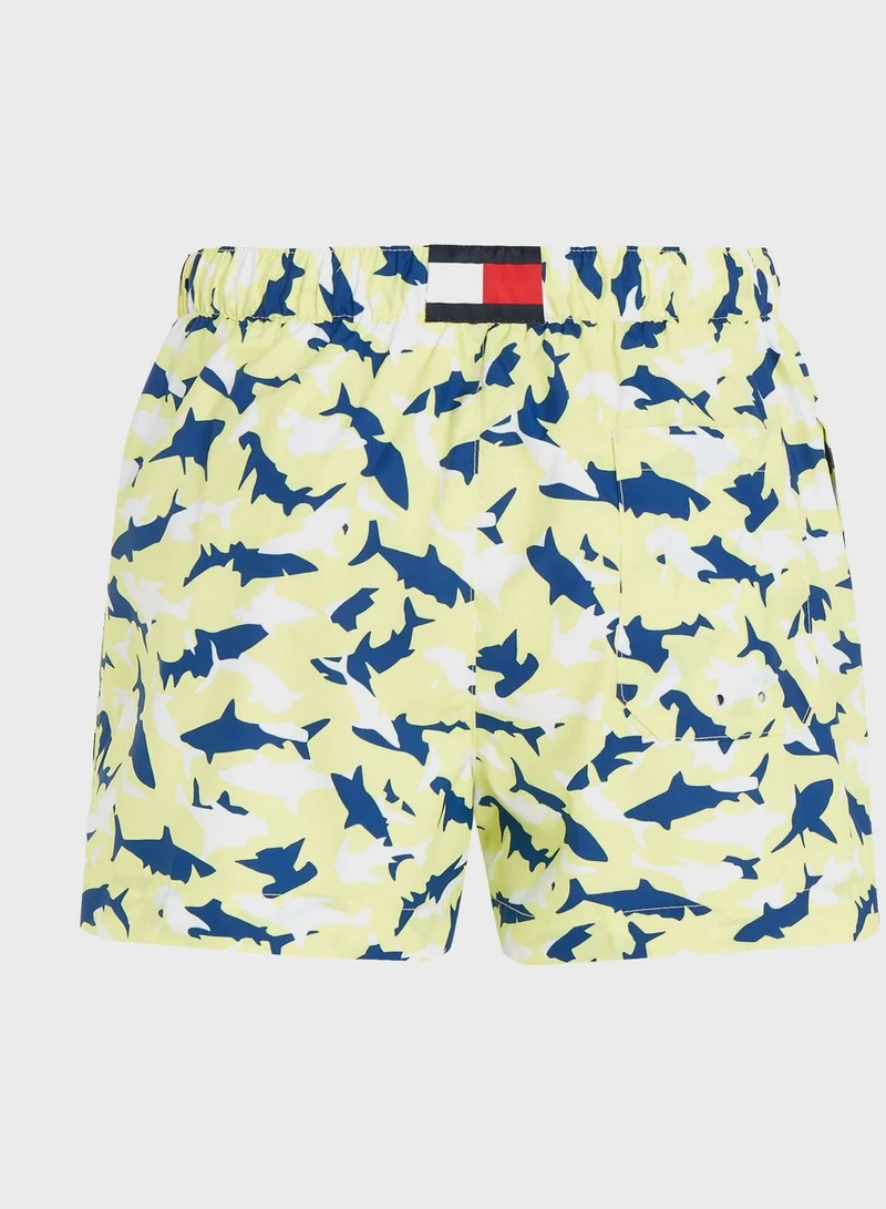 TOMMY HILFIGER Short Printed Swim Shorts