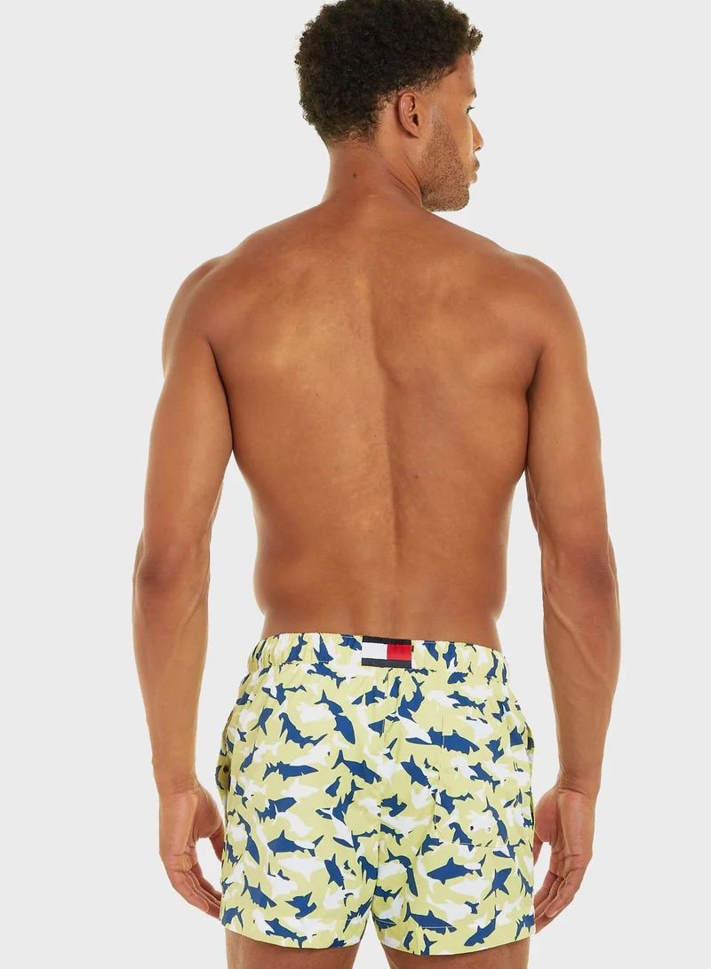 TOMMY HILFIGER Short Printed Swim Shorts