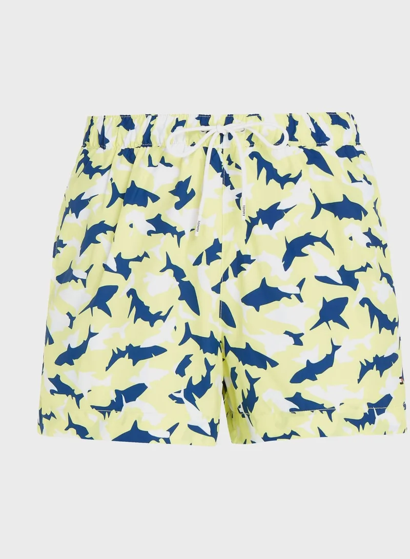 TOMMY HILFIGER Short Printed Swim Shorts