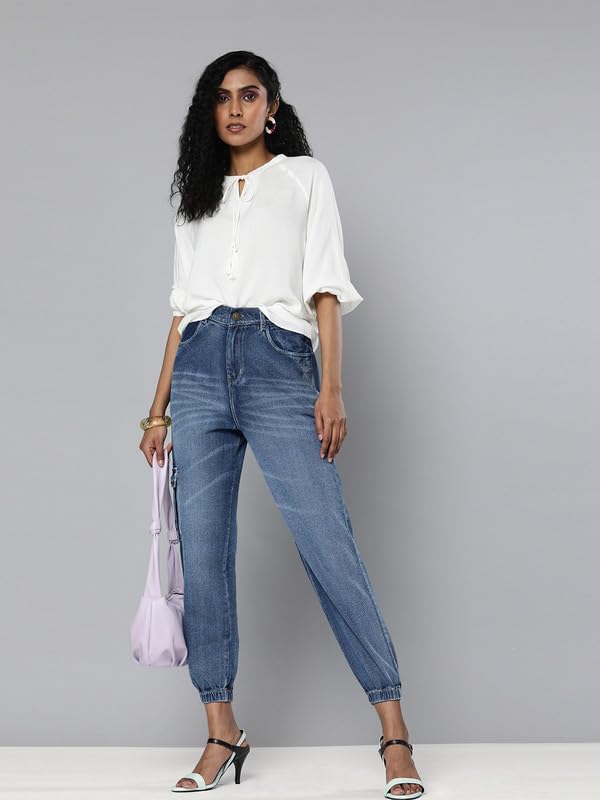 SASSAFRAS Blue Street Wear Jogger Jeans - Image 2