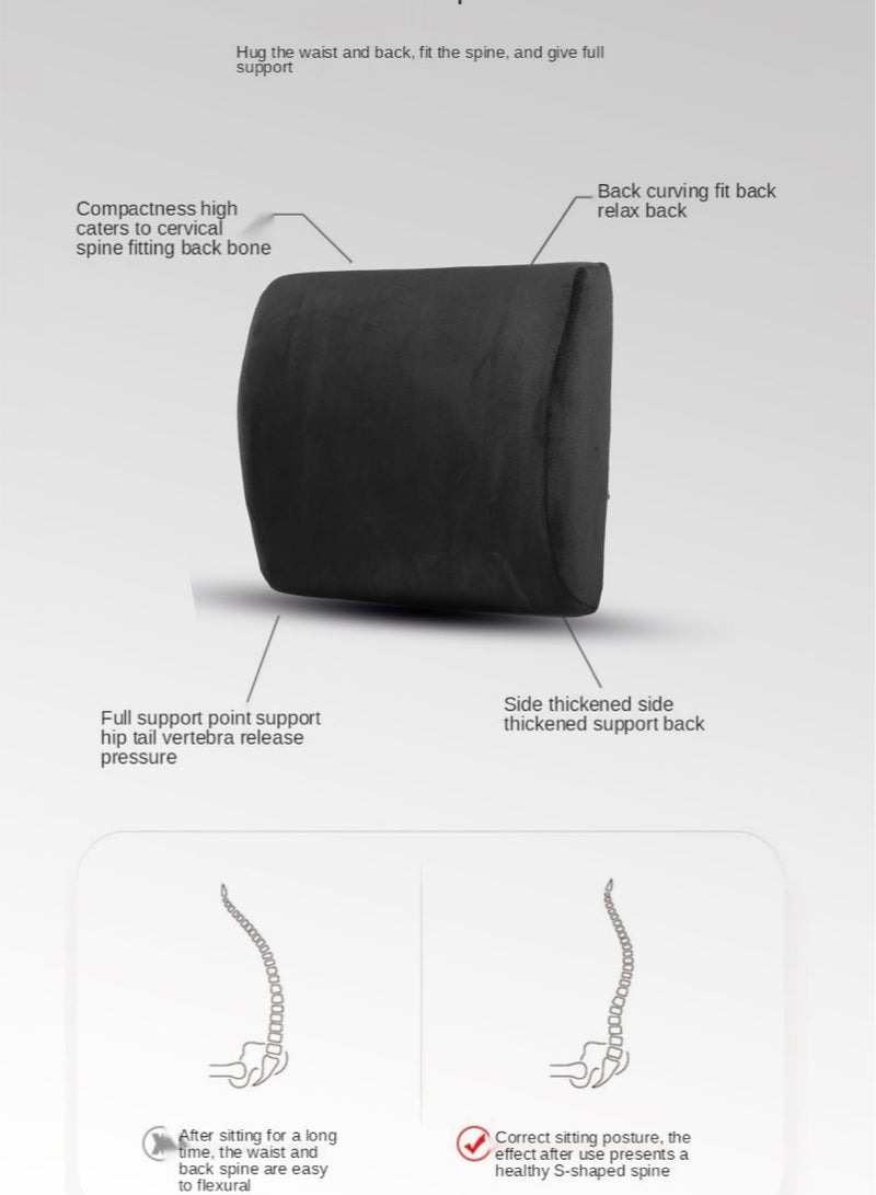 ماكس كمفورت مسند طبى للظهر ميموري فوم للمكتب والسيارة - Image 3