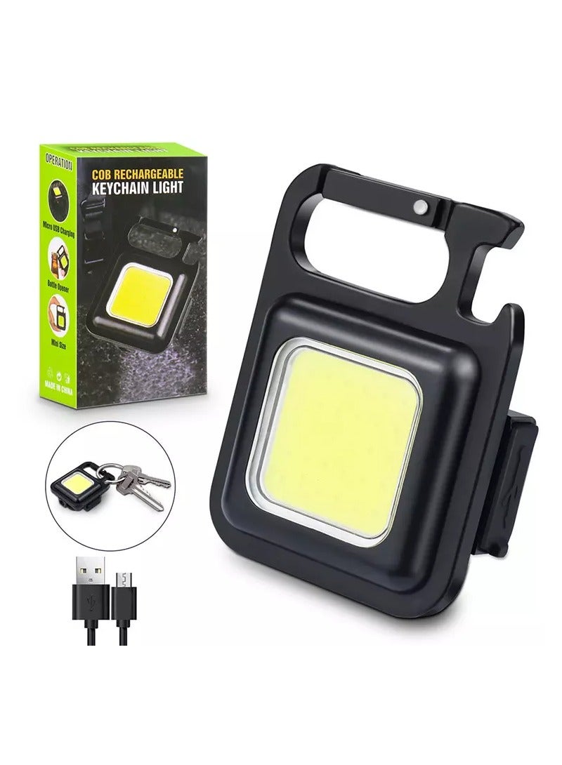 هيكسابيكس Hexabex Bright Light Mini Key Chain Led Light Cob 800 Lumens Outdoor Rechargeable Small 800 LUMENS