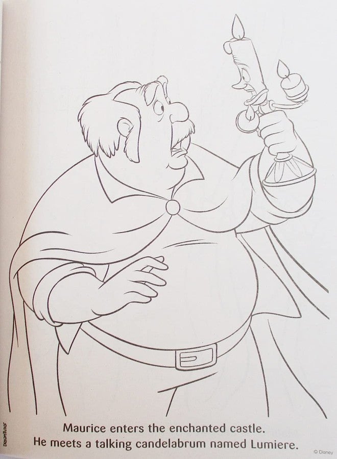 Parragon Disney Beauty and The Beast Design and Doodle - Image 4