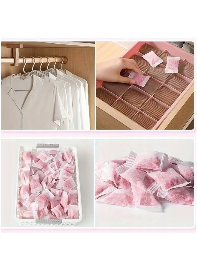 FALMER 48 Fresh Floral Scented Closet and Clothes Bags Long Lasting 24 Hours Moisture Absorbing and Mildew Resistant, Non-Woven Scented Cleaning Bags for Home and Closet Odor Eliminator  - Image 2