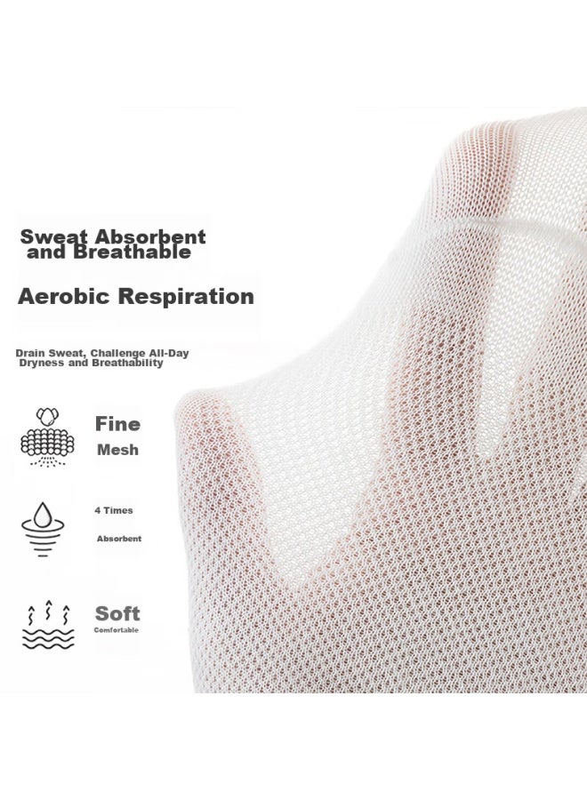 LANG SHA Langsha Men's Socks, 10 Pairs, Combed Cotton, Antibacterial Mesh Short Socks, Men's Cotton Socks, Odor-resistant, Sweat-absorbing, Athletic Socks For Men - Image 3