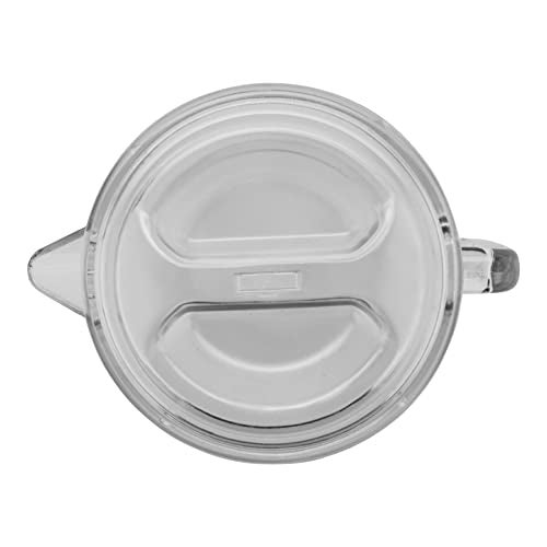 Get ج.إ.ت. P-3064-1-CL إبريق بلاستيكي شفاف سعة 64 أونصة مع غطاء، آمن في غسالة الصحون، مقاوم للكسر، للتسلية الداخلية والخارجية، (عبوة من 12) - Image 2