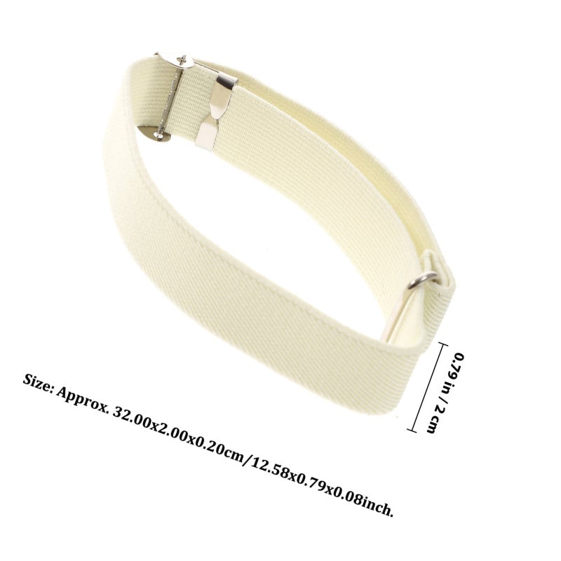 1 Pair Full Matching Armband Simple Elastic Armlet Unisex Armband for Women Men - Image 2