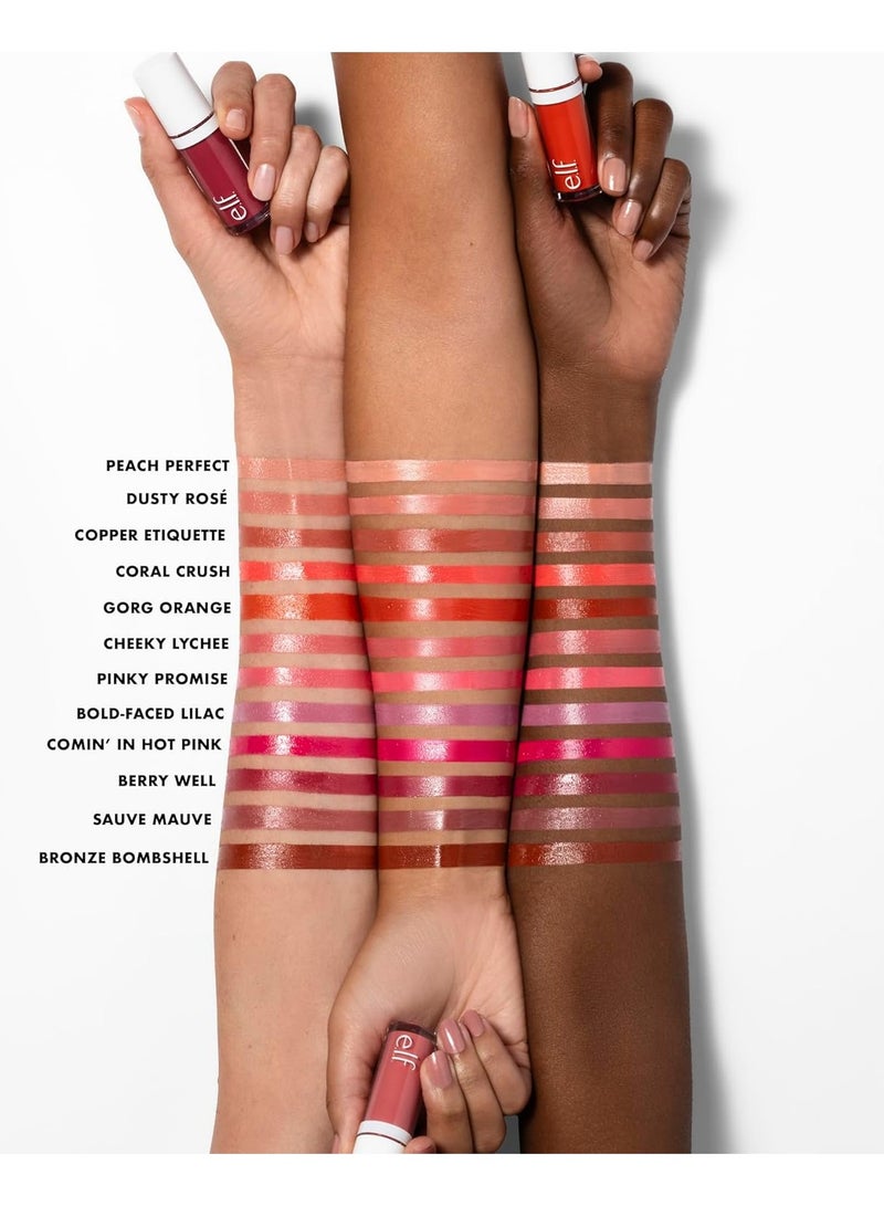 elf camo liquid blush long lasting high pigment blush for soft dewy finish vegan and cruelty free peach Perfect - Image 4