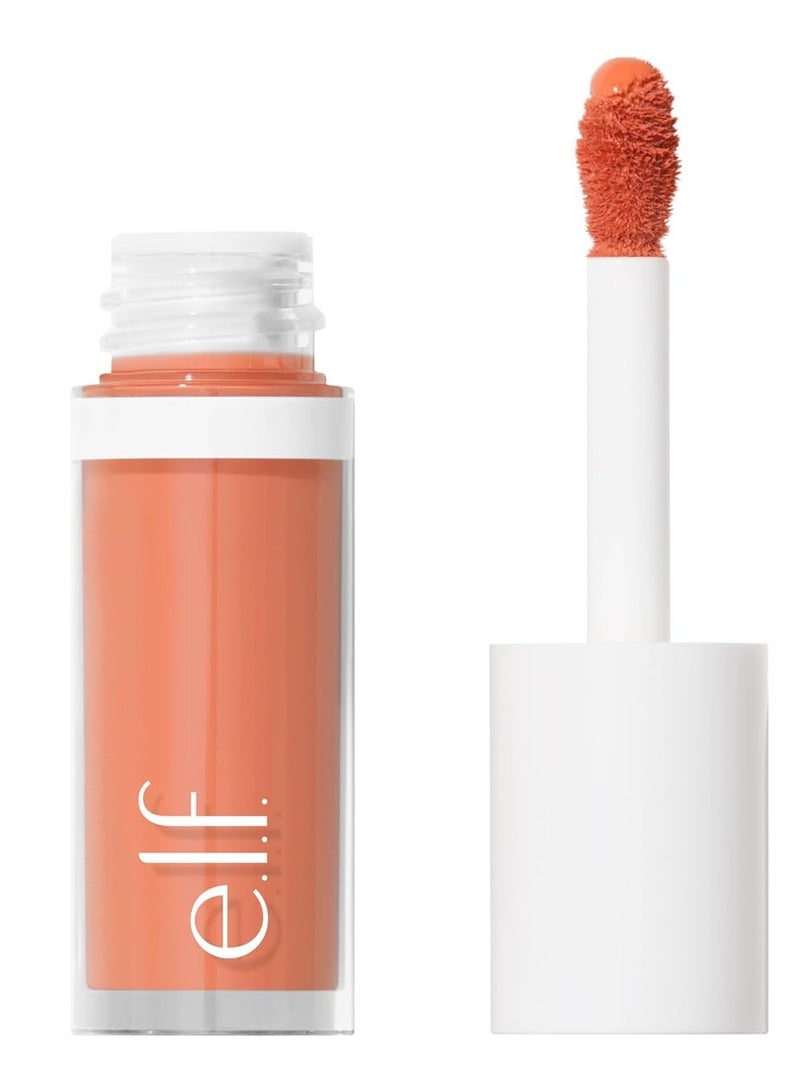 elf camo liquid blush long lasting high pigment blush for soft dewy finish vegan and cruelty free peach Perfect - Image 1