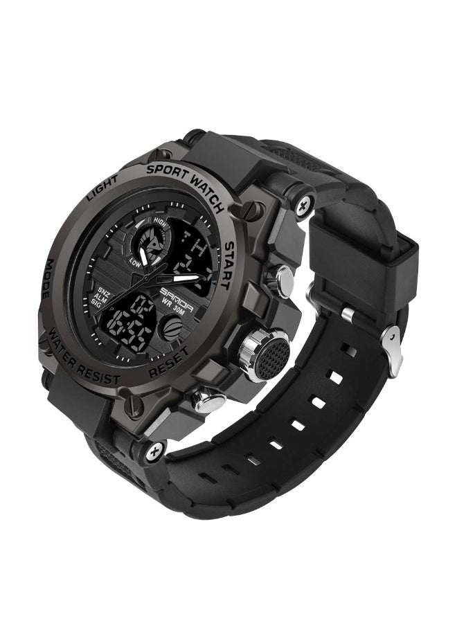 Sanda Men's Watches Sports Outdoor Waterproof Watches Men's Date Multifunction Stopwatch Analog Watch - Image 1