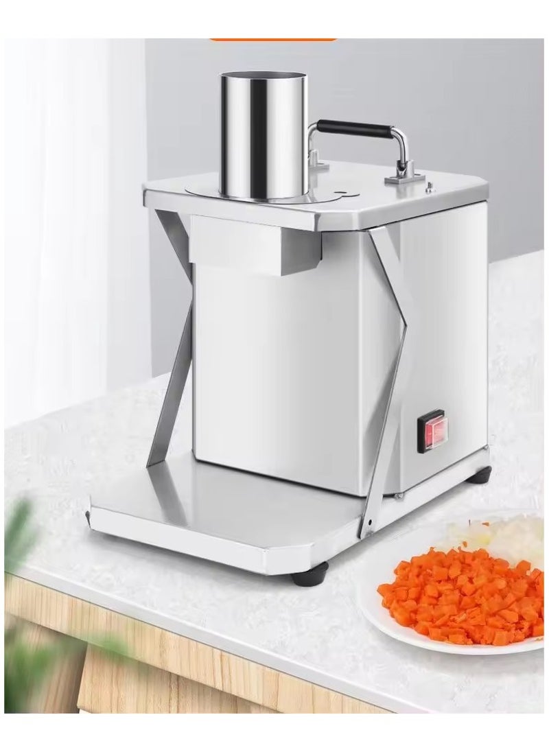 LETWOO - LETWOO Vegetable Dicer,Commercial Electric Onion Dicer Food Dicer,Fruit and Vegetable Dicer,with 6/8/10/12/15mm Dicing Molds Blades Stainless Steel Automatic Fruit and Vegetable Chopper Dicer - Image 1