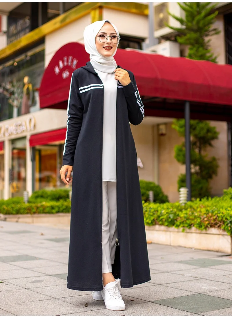 Tofisa Women's Pocket Detailed Coat - Black -