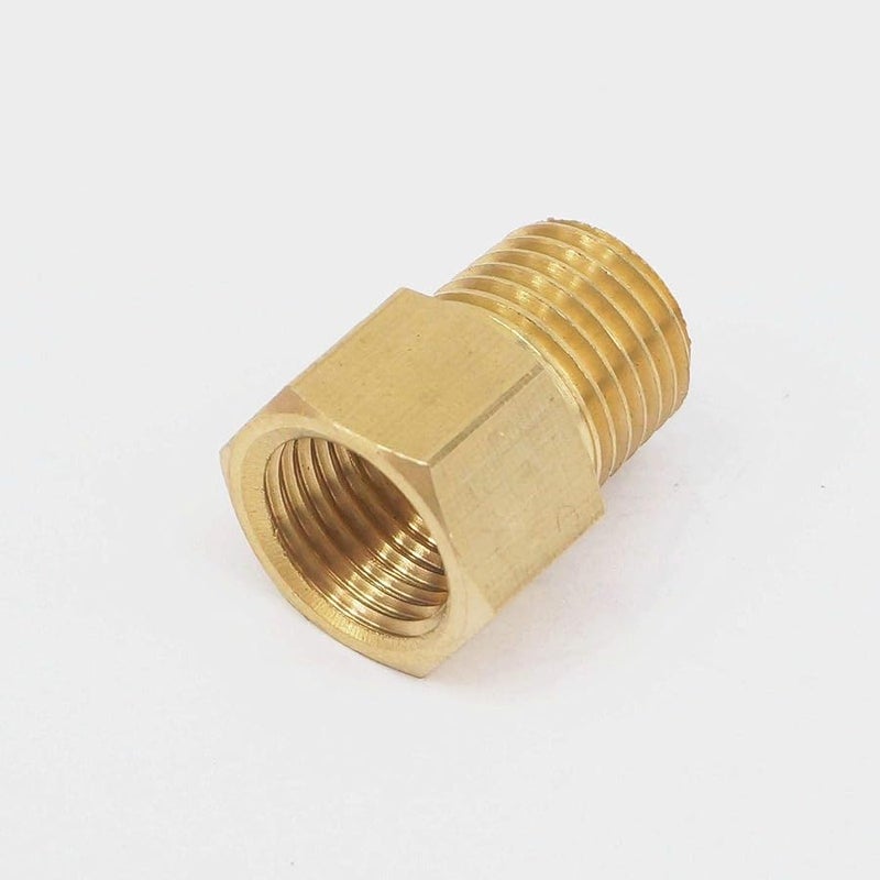 Brass 1 4 NPT Male To 1 4 BSPP Female Pipe Fitting Connector For Pressure Gauge Air Gas Fuel Water - Image 4