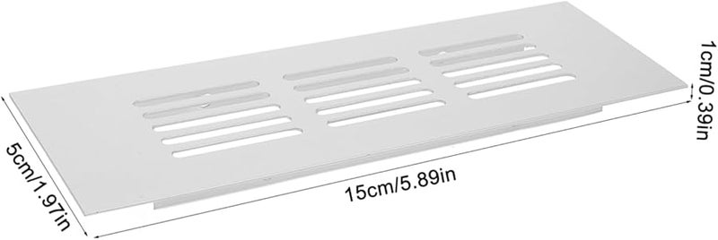 Aluminum Alloy Ventilation Grille For Cabinet Wardrobe Shoe Storage Air Flow Cover - Image 3