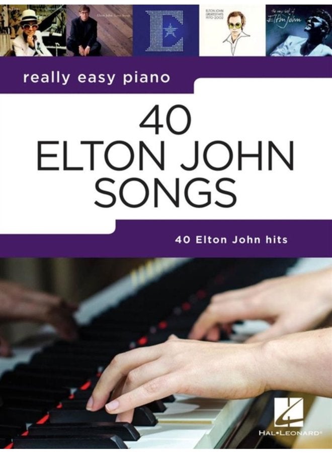 REALLY EASY PIANO 40 ELTON JOHN SONGS - Paperback