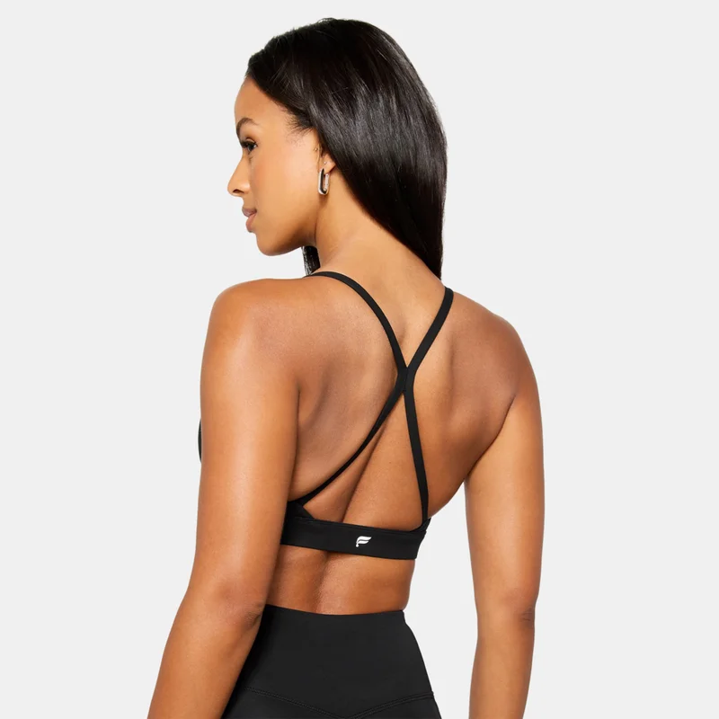 Fabletics Women's PureLuxe Low-Support Triangle Training Sports Bra