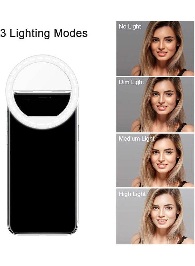 Selfie Ring Light, Portable Clip Selfie Light with 36 LED for Smart Phone Photography, Camera Video - Image 2