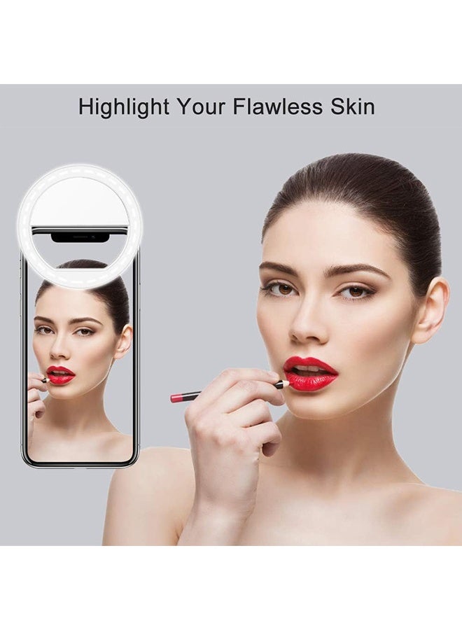 Selfie Ring Light, Portable Clip Selfie Light with 36 LED for Smart Phone Photography, Camera Video - Image 4
