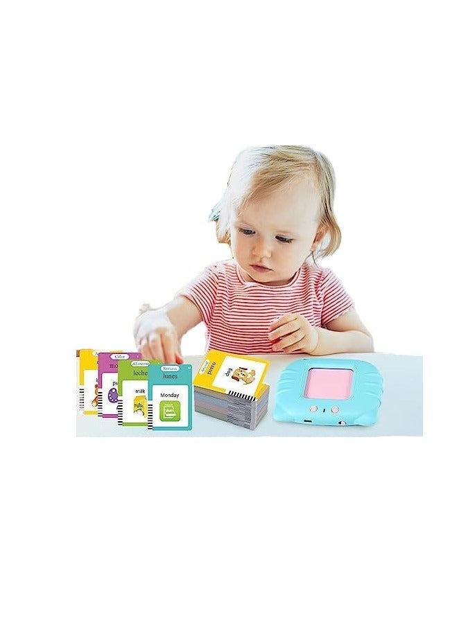 بطاقات فلاش ناطقة تفاعلية للأطفال – 224 كلمة بصرية | ألعاب تعليمية صوتية للأطفال من عمر 2 إلى 6 سنوات | 112 بطاقة مزودة بأصوات وتأثيرات صوتية | أداة تنمية المهارات اللغوية المبكرة - Image 1