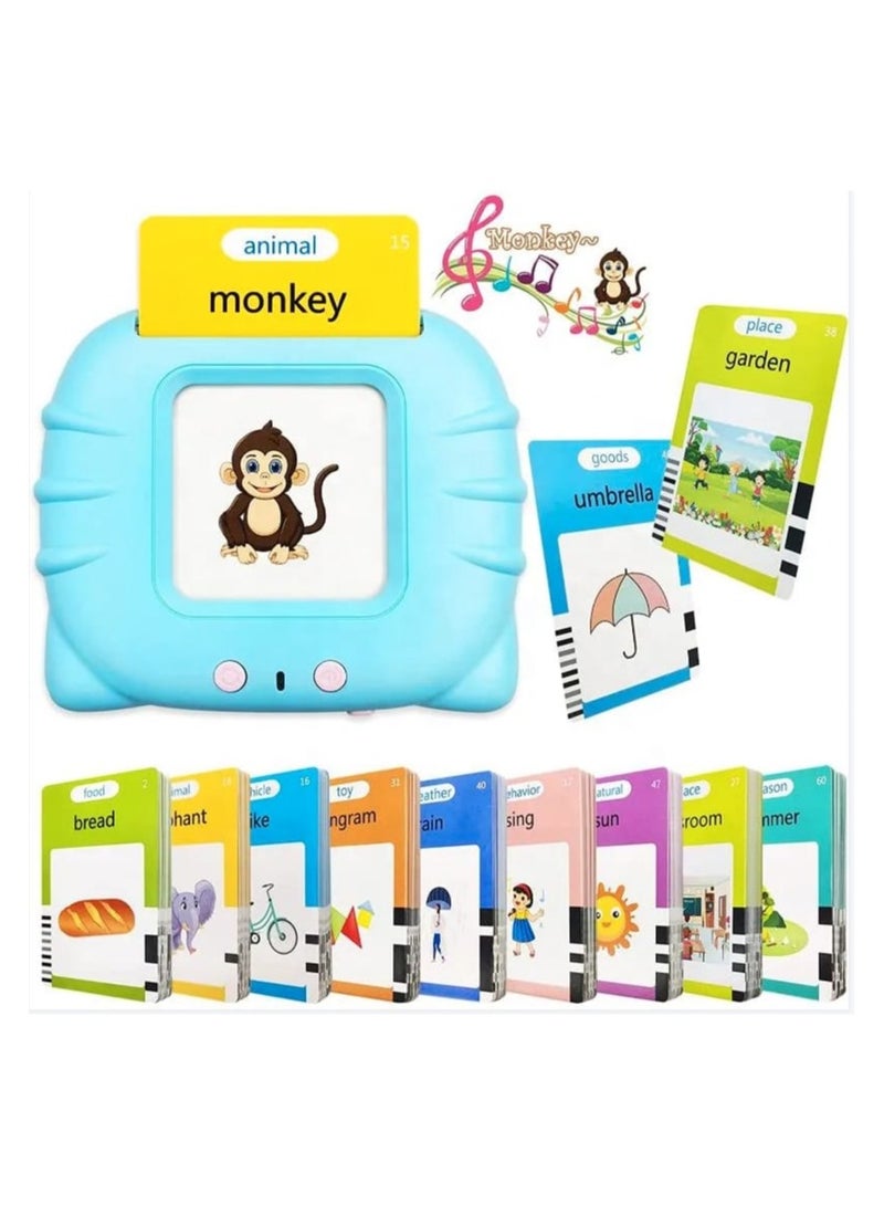 بطاقات فلاش ناطقة تفاعلية للأطفال – 224 كلمة بصرية | ألعاب تعليمية صوتية للأطفال من عمر 2 إلى 6 سنوات | 112 بطاقة مزودة بأصوات وتأثيرات صوتية | أداة تنمية المهارات اللغوية المبكرة - Image 2