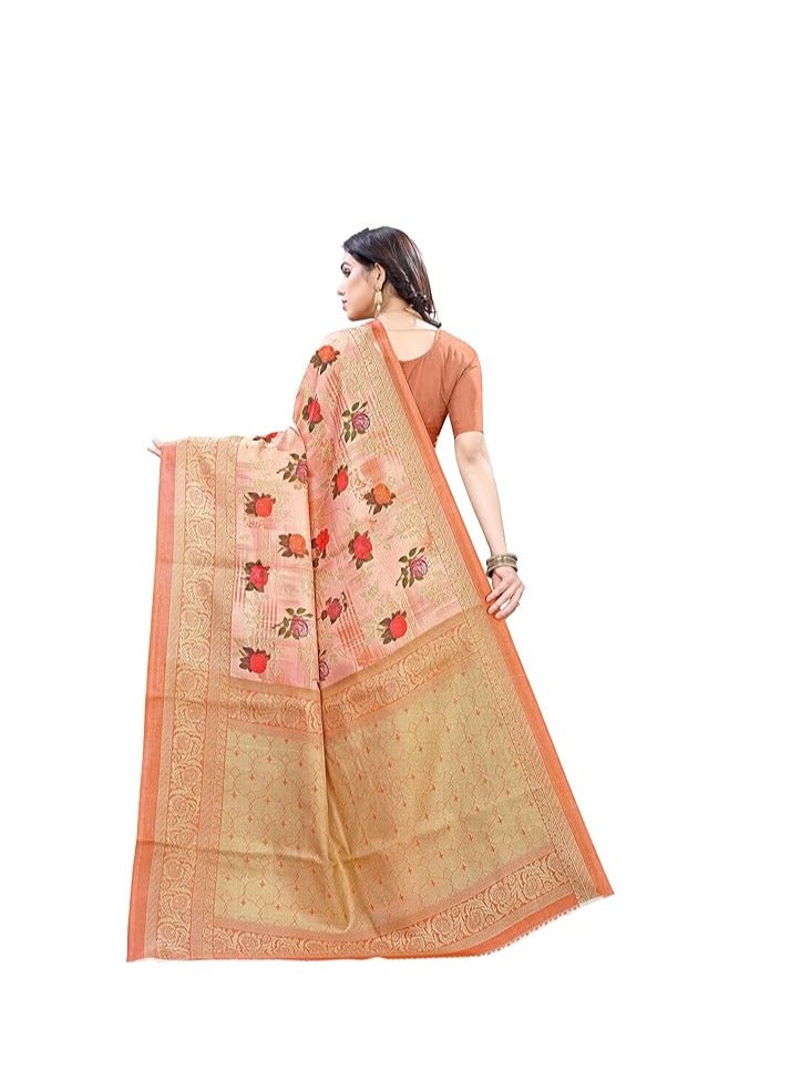 Accessorize Kingdom Women's Art Silk Saree - Image 4