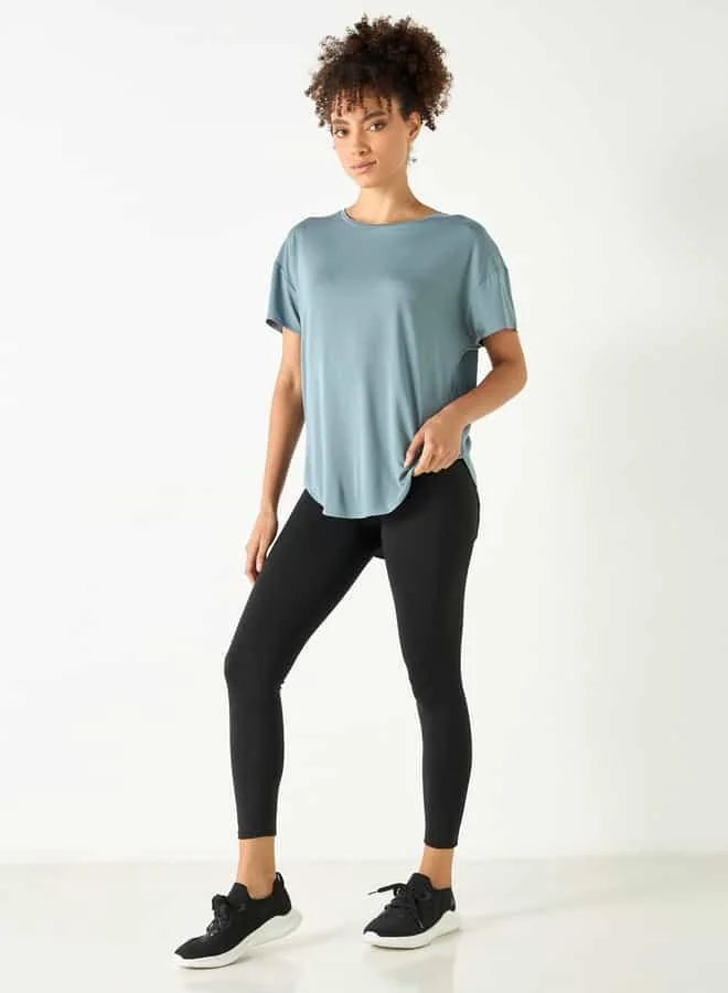 ADOT by Splash Crew Neck T-shirt with Short Sleeves