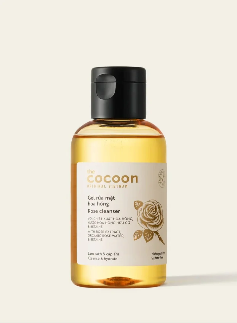 Rose Cleanser 140ml. Gentle Facial Cleanser with Rose Extract for Fresh, Hydrated & Radiant Skin
