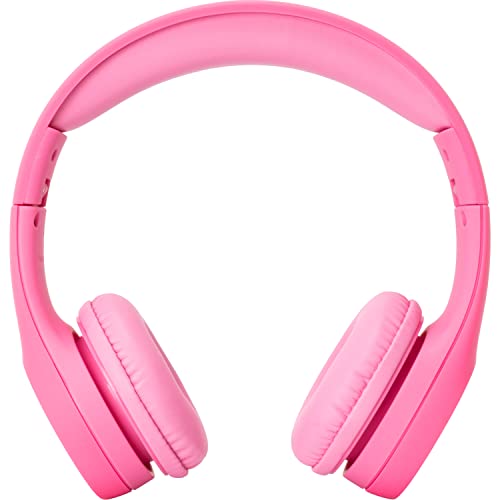 Snug Play+ Kids Headphones – Volume Limited 93dB for Safe Listening – Foldable, Durable Headphones for Toddlers, Boys & Girls – Tangle-Free Cord – Ideal for Travel, School, Tablets - Pink - Image 4