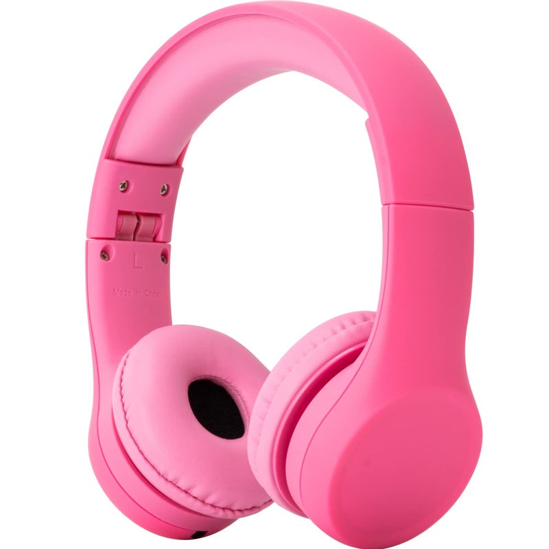 Snug Play+ Kids Headphones – Volume Limited 93dB for Safe Listening – Foldable, Durable Headphones for Toddlers, Boys & Girls – Tangle-Free Cord – Ideal for Travel, School, Tablets - Pink - Image 5