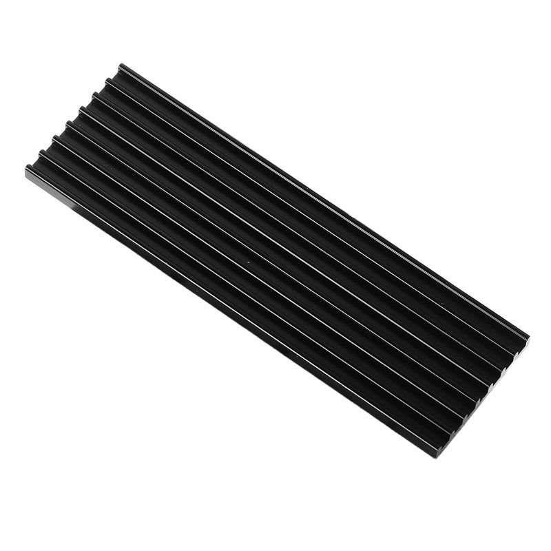 8 قطع من مشتت الحرارة من الألومنيوم الأسود M.2 لـ SSD مع وسائد حرارية للكمبيوتر المحمول - Image 2