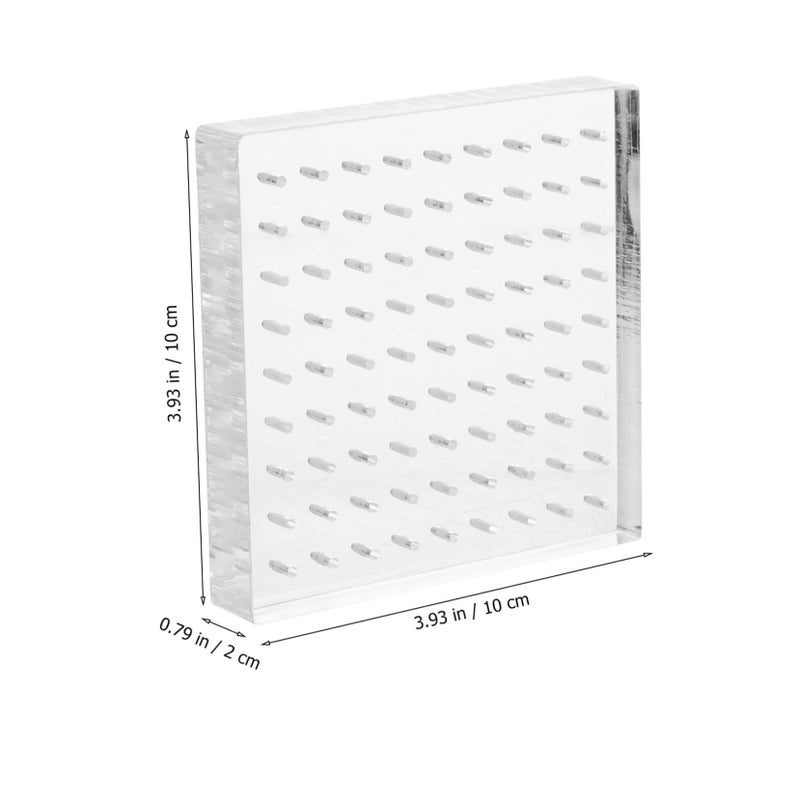Clear Acrylic Display Stand for Figurines Crafts Home Office Store Lightweight Sturdy - Image 5