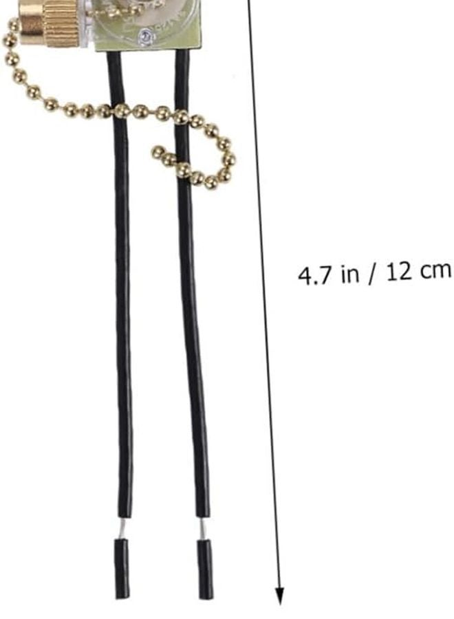 Angoily 3 حزمة سلسلة سحب مروحة سقف ذهبية استبدال سهل التركيب تركيبات المظلة ذات السلكين - Image 3