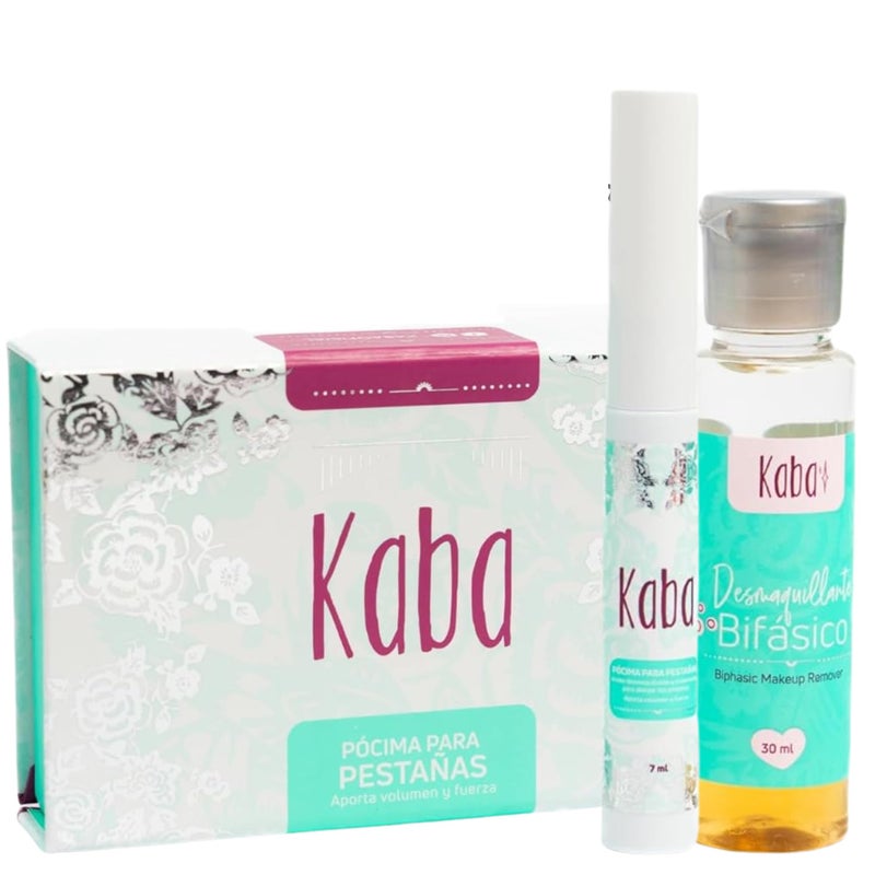 D'Luchi Kaba Eyelash Growth Serum for Longer, Thicker & Stronger Eyelashes with Essential Oils. Dermatologist Tested. Includes Makeup Remover Oil - Improved Formula - Image 1