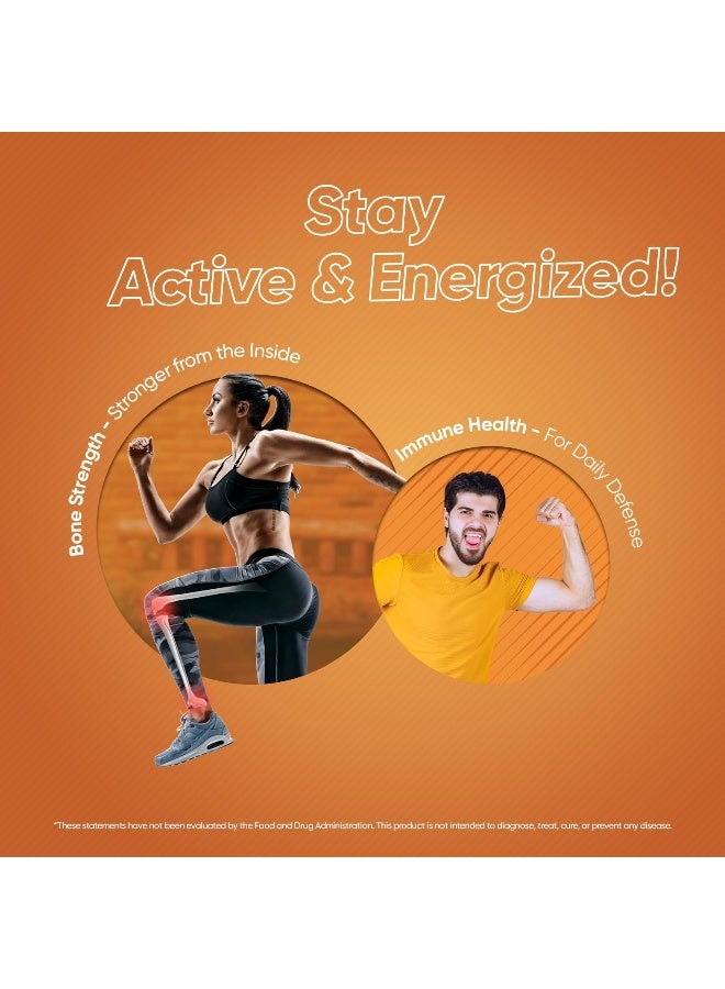 WeightWorld كبسولات فيتامين D3 K2 النباتية لتعزيز قوة العظام - Image 3